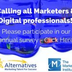 Calling all Marketers & Digital professionals!To participate in our annual survey square button